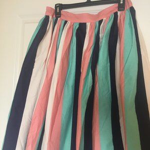 Collectif Jasmine Seaside Swing Skirt NWT UK16